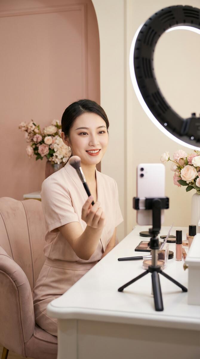 国产自拍美妆视频